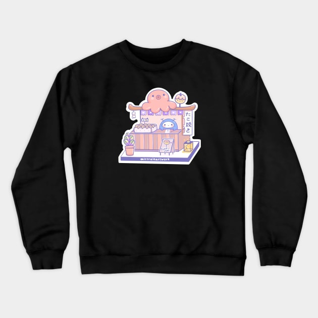 tako shop Crewneck Sweatshirt by missrainartwork 